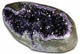 Sparkly Deep-Purple Amethyst Geode - Uruguay #345968-2